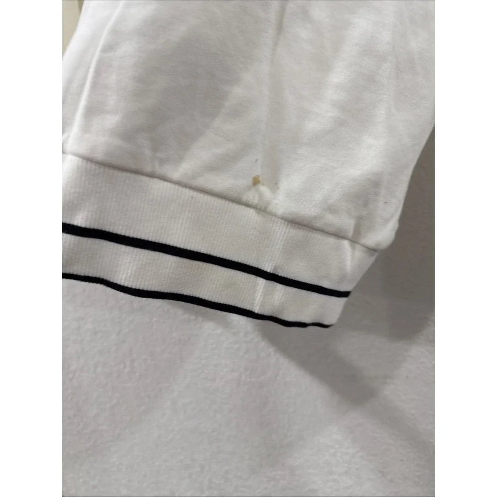Puma Sports Spell Out Logo White Hoodie Rainbow Color Graphics Sz Medium